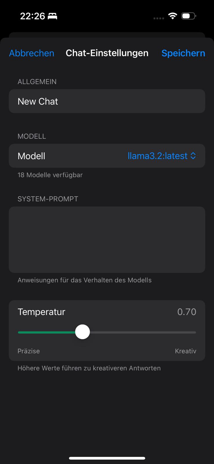 Bildgenerierung Setup